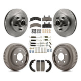 Rotors de frein à disque avant et arrière, plaquettes en céramique et Kit de tambour (7 pièces) pour GMC Yukon 