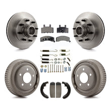 Load image into Gallery viewer, Front Rear Disc Brake Rotors Hub Ceramic Pads And Drum Kit (7Pc) For GMC Yukon