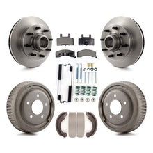 Load image into Gallery viewer, Front Rear Disc Brake Rotors Hub Ceramic Pads And Drum Kit (7Pc) For GMC Yukon
