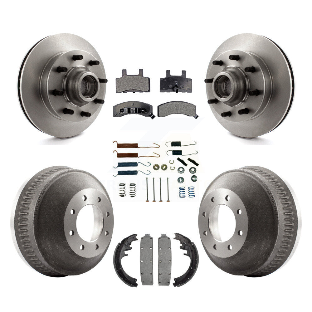 Kit de tambour de plaquettes en céramique de Rotors de frein avant et arrière (7 pièces) pour Chevrolet C2500 C1500 GMC 