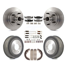 Charger l'image dans la galerie, Kit de tambour à plaquettes en céramique, Rotors de frein à disque avant et arrière (7 pièces) pour Ford E-150 Econoline 