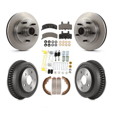 Charger l&#39;image dans la galerie, [Front+Rear] 94-99 Dodge Ram 1500 RWD Premium OE Brake Rotor Drum Kit &amp; Ceramic Pads For Max Braking