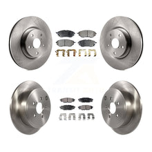 Load image into Gallery viewer, Front Rear Disc Brake Rotors And Ceramic Pads Kit For Subaru WRX