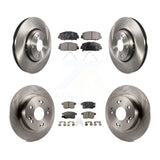 Front Rear Disc Brake Rotors And Ceramic Pads Kit For Honda Accord