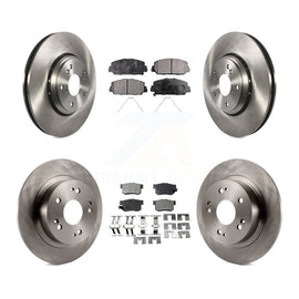 [Front+Rear] 2017-2022 Acura ILX Premium OE Brake Rotors & Ceramic Pads Kit For Max Braking