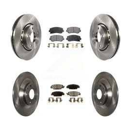 Front Rear Disc Brake Rotors And Ceramic Pads Kit For Mazda CX-5