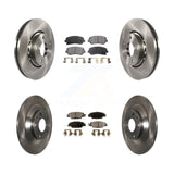 Front Rear Disc Brake Rotors And Ceramic Pads Kit For Mazda CX-5