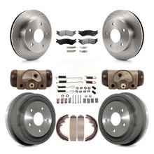 Load image into Gallery viewer, [Front+Rear] 00-01 Dodge Ram 1500 4WD Premium OE Brake Rotor Drum Kit &amp; Ceramic Pads For Max Braking