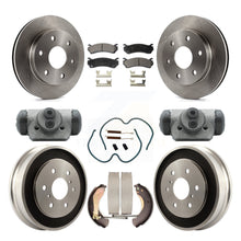 Charger l&#39;image dans la galerie, Front Rear Brake Rotor Ceramic Pad &amp; Drum Kit (9Pc) For Chevrolet Silverado 1500