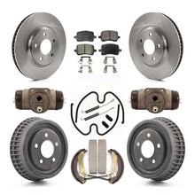 Charger l'image dans la galerie, Front Rear Disc Brake Rotors Ceramic Pad And Drum Kit (9Pc) For Chevrolet Malibu