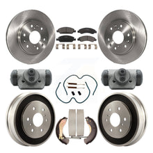 Charger l&#39;image dans la galerie, Front Rear Brake Rotor Ceramic Pad &amp; Drum Kit (9Pc) For Chevrolet Silverado 1500