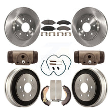 Charger l&#39;image dans la galerie, Front Rear Brake Rotor Ceramic Pad &amp; Drum Kit (9Pc) For Chevrolet Silverado 1500