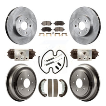 Load image into Gallery viewer, Front Rear Brake Rotor Ceramic Pad &amp; Drum Kit (9Pc) For Chevrolet Cobalt Pontiac
