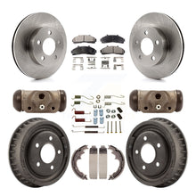 Charger l&#39;image dans la galerie, Front Rear Brake Rotors Ceramic Pad &amp; Drum Kit (9Pc) For Ford Ranger Mazda B3000