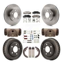 Load image into Gallery viewer, [Front+Rear] 01-02 Ford Ranger 4WD Premium OE Brake Rotor Drum Kit &amp; Ceramic Pads For Max Braking