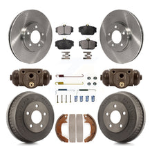 Charger l&#39;image dans la galerie, Front Rear Brake Rotors Ceramic Pad Drum Kit (9Pc) For Ford Taurus Mercury Sable