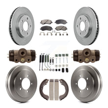 Load image into Gallery viewer, Front Rear Disc Brake Rotors Ceramic Pads And Drum Kit (9Pc) For Dodge Caliber