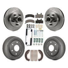 Load image into Gallery viewer, Front Rear Disc Brake Rotor Hub Ceramic Pad And Drum Kit (7Pc) For GMC Yukon RWD
