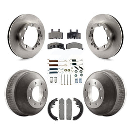 Kit de plaquettes et de tambour en céramique, Rotor de frein à disque avant et arrière (7 pièces) pour K3500 Chevrolet GMC 