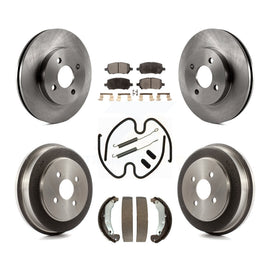 Kit de tambour à plaquettes en céramique pour Rotor de frein avant et arrière (7 pièces) pour Chevrolet Cobalt Saturn G5 