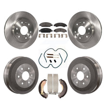 Load image into Gallery viewer, Front Rear Brake Rotor Ceramic Pad &amp; Drum Kit (7Pc) For Chevrolet Silverado 1500