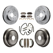 Load image into Gallery viewer, Front Rear Brake Rotor Ceramic Pad &amp; Drum Kit (7Pc) For Chevrolet Cobalt Pontiac