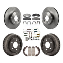 Load image into Gallery viewer, Front Rear Disc Brake Rotors Ceramic Pads And Drum Kit (7Pc) For Mazda B4000
