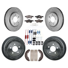 Charger l'image dans la galerie, Front Rear Disc Brake Rotor Ceramic Pad Drum Kit (7Pc) For Dodge Chrysler Town &amp;