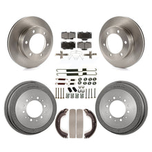 Charger l'image dans la galerie, Front Rear Disc Brake Rotors Ceramic Pads And Drum Kit (7Pc) For Toyota 4Runner