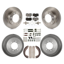 Load image into Gallery viewer, Front Rear Disc Brake Rotors Ceramic Pads And Drum Kit (7Pc) For Toyota 4Runner