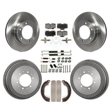 Charger l'image dans la galerie, Front Rear Disc Brake Rotors Ceramic Pads And Drum Kit (7Pc) For Toyota 4Runner