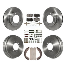 Charger l'image dans la galerie, Front Rear Disc Brake Rotors Ceramic Pads And Drum Kit (7Pc) For Toyota 4Runner
