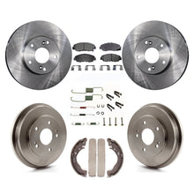 Load image into Gallery viewer, [Front+Rear] 2011 Honda Civic GX Premium OE Brake Rotor Drum Kit &amp; Ceramic Pads For Max Braking
