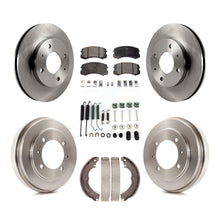 Load image into Gallery viewer, Front Rear Disc Brake Rotor Ceramic Pad And Drum Kit (7Pc) For Mitsubishi Lancer