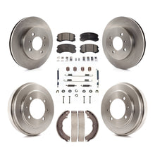 Charger l'image dans la galerie, Kit de tambour à plaquettes en céramique, Rotors de frein à disque avant et arrière (7 pièces) pour Mitsubishi Lancer ES 