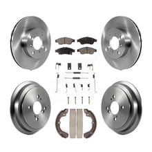 Load image into Gallery viewer, [Front+Rear] 2006-2007 Suzuki Aerio Premium OE Brake Rotor Drum Kit &amp; Ceramic Pads For Max Braking