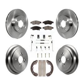 Kit de plaquettes et de tambour en céramique pour rotor de frein avant et arrière (7 pièces) pour Suzuki Aerio 2006-2007 