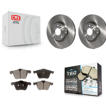 Charger l'image dans la galerie, Kit de rotor de frein avant et de plaquettes en céramique pour Volvo V70 2008 avec diamètre 300 mm 