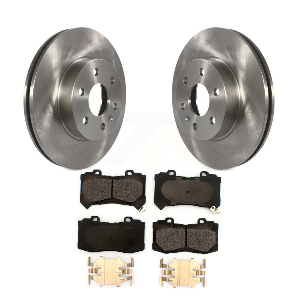 Rotors de frein avant et kit de plaquettes en céramique pour Chevrolet Colorado GMC Canyon 2015-2020 