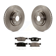 Load image into Gallery viewer, Front Disc Brake Rotors And Ceramic Pads Kit For Lincoln Continental