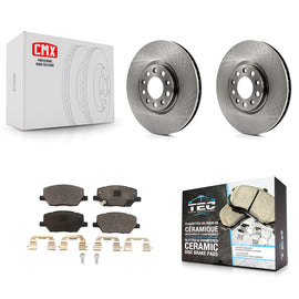 Kit de rotors de frein à disque avant et plaquettes en céramique pour Jeep Renegade Compass Fiat 500X 