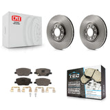 Front Disc Brake Rotors And Ceramic Pads Kit For Jeep Renegade Compass Fiat 500X
