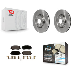 Kit de rotors de frein à disque avant et plaquettes en céramique pour Jeep Cherokee Chrysler 200 