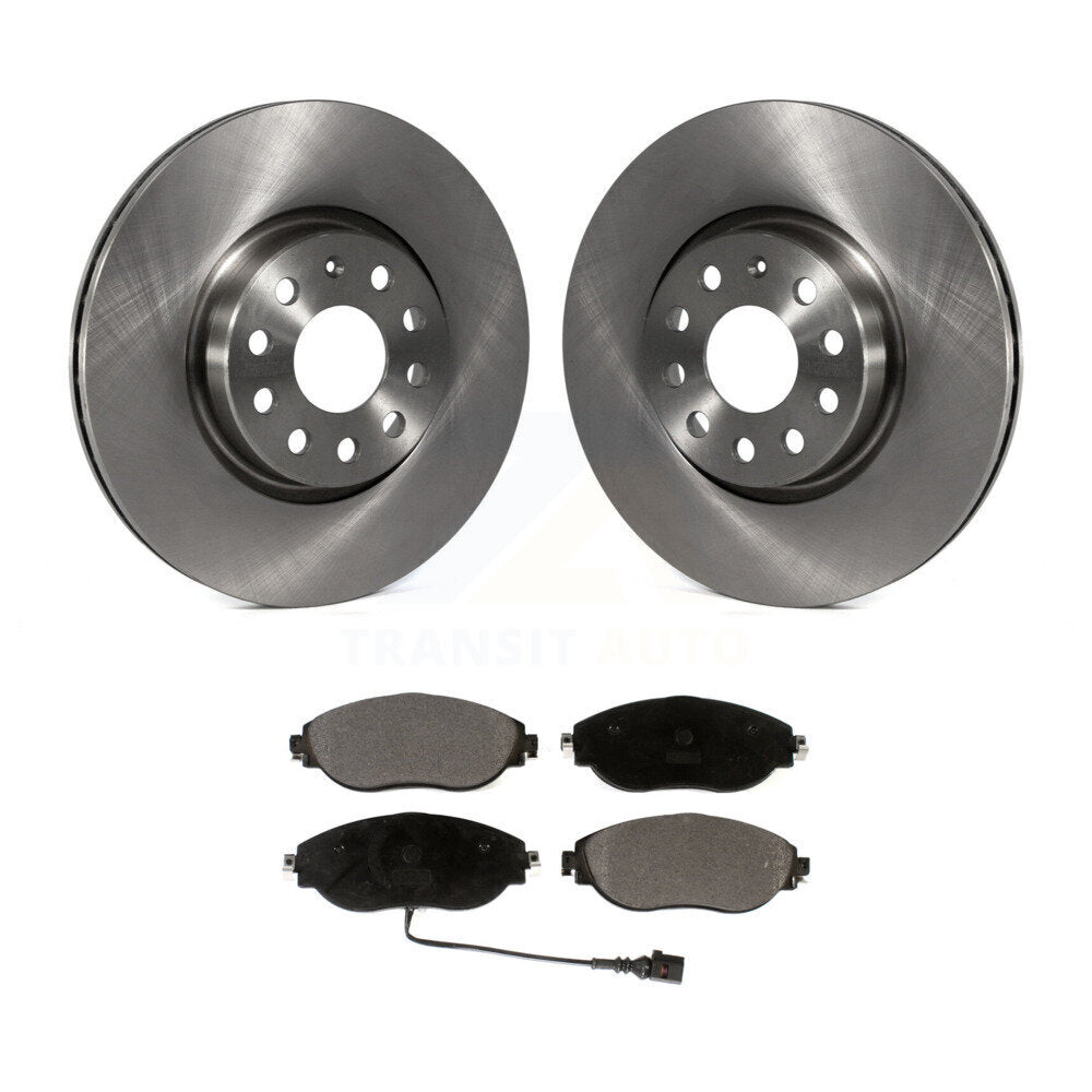 Kit de rotors de frein à disque avant et plaquettes en céramique pour Volkswagen GTI Jetta 