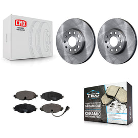 Kit de rotor de frein avant et de plaquettes en céramique, pour Volkswagen Jetta Audi Golf A3 SportWagen
