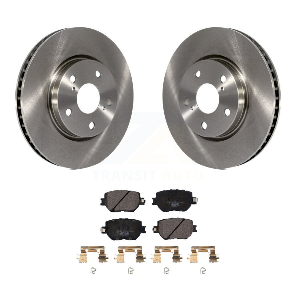 Front Disc Brake Rotors And Ceramic Pads Kit For Lexus IS250