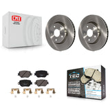 Front Disc Brake Rotors And Ceramic Pads Kit For Lexus IS250