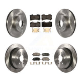 Front Rear Disc Brake Rotors & Ceramic Pad Kit For Chevrolet Colorado GMC Canyon