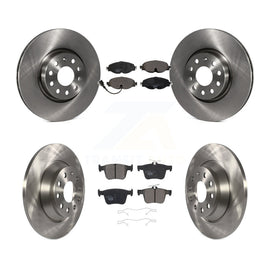 Front Rear Disc Brake Rotors And Ceramic Pads Kit For Audi TT Quattro