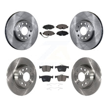 Load image into Gallery viewer, Front Rear Brake Rotor And Ceramic Pad Kit For Audi A3 Quattro Volkswagen e-Golf